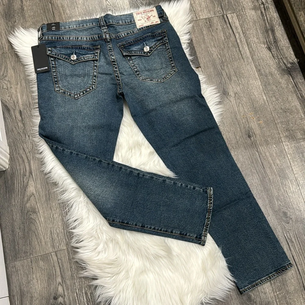 🖤True Religion GENO BIG T FLAP RELAXED SLIM JEAN